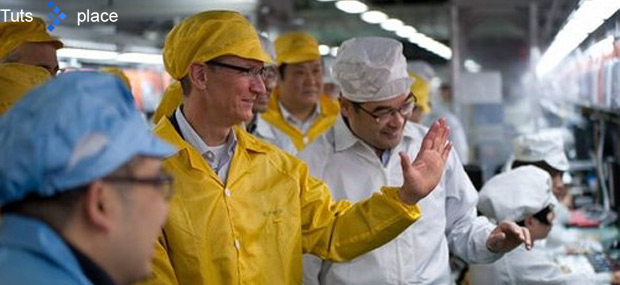 Яблоко повышает зарплату на заводах Foxconn