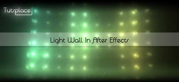Создание светящейся стены в After Effects